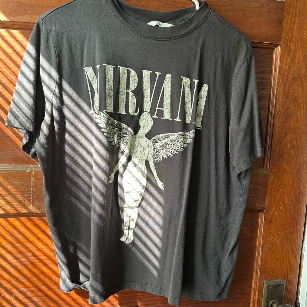 Nirvana Black Graphic T-Shirt